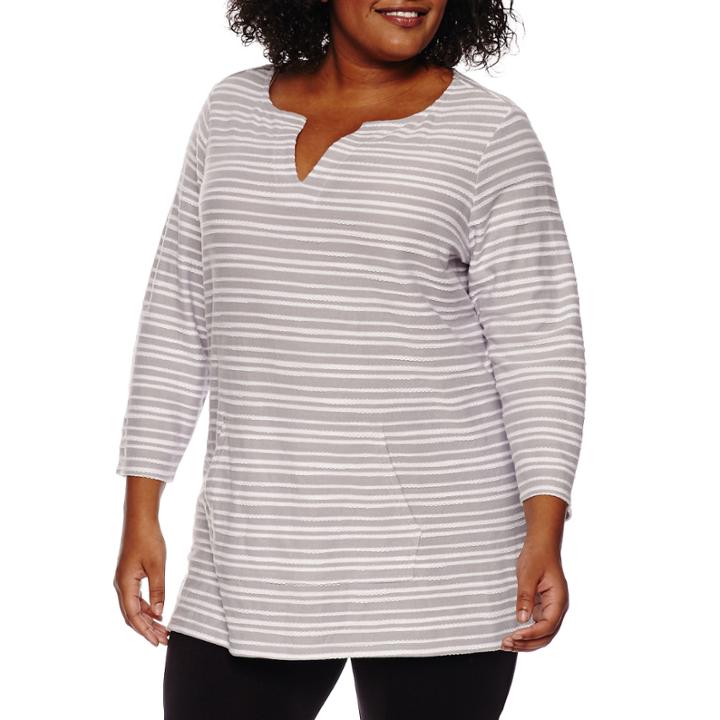 Liz Claiborne Tunic Top-plus