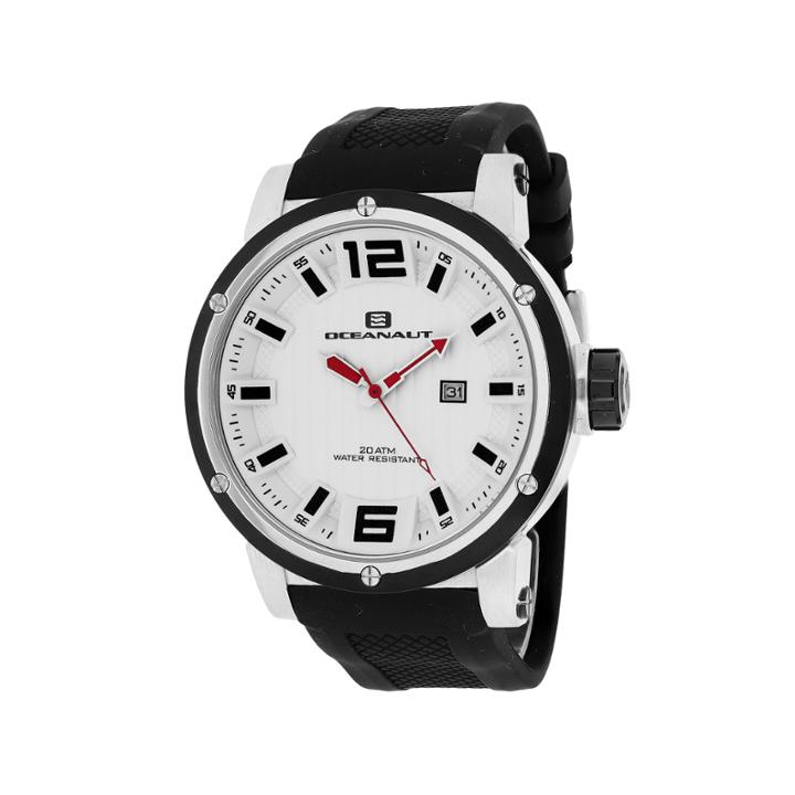 Oceanaut Mens Black Strap Watch-oc2110