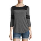 Arizona 3/4 Sleeve T-shirt- Juniors