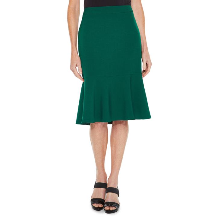 Black Label By Evan-picone Flared Skirt