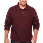 Van Heusen Mock Neck Long Sleeve Layered Sweaters Big And Tall