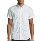 Arizona Short Sleeve Floral Button-front Shirt