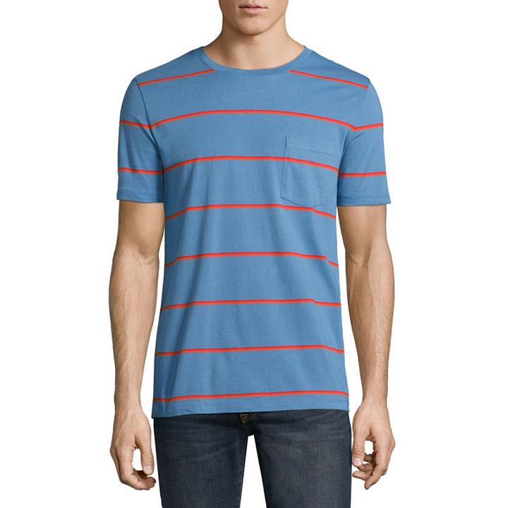 Arizona Short Sleeve Stripe Pocket T-shirt