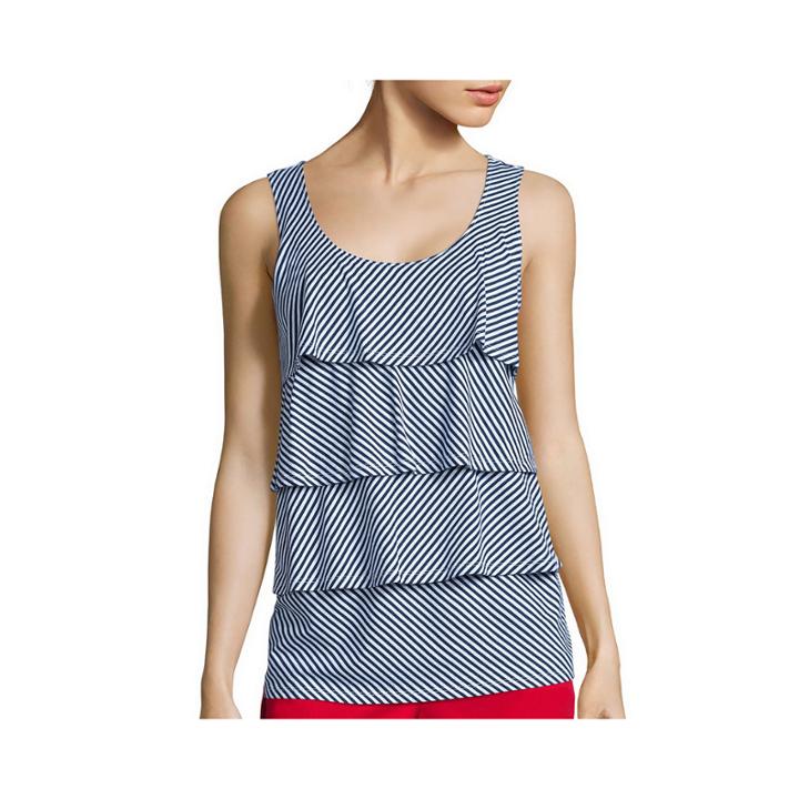 St. John's Bay Ruffle Tank Top