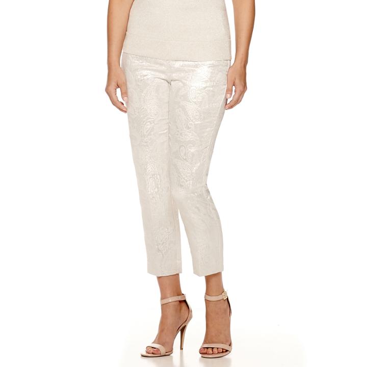 Liz Claiborne Jacquard Ankle Pants