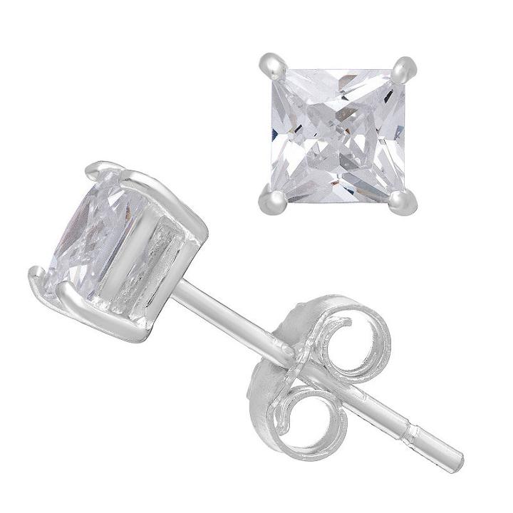 14k Gold Stud Earrings Featuring 1/3 Ct. T.w. Swarovski Zirconia