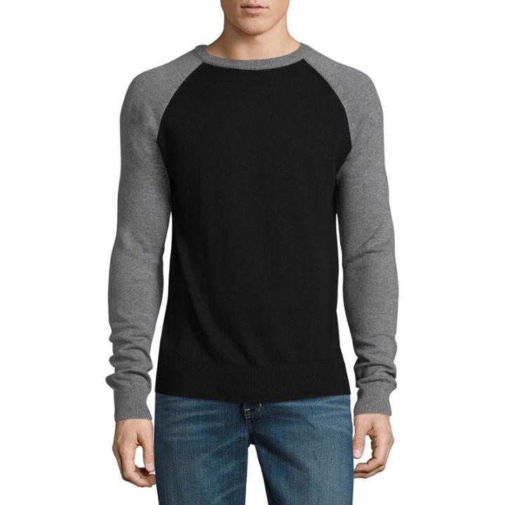 St. John's Bay Crew Neck Long Sleeve Knit Pullover Sweater