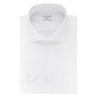 Stafford 365 All-temp Comfort Flex Collar Fitted Wrinkle Free Long Sleeve Broadcloth Dress Shirt