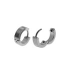 Stainless Steel Huggie 12.7mm Hoop Earrings