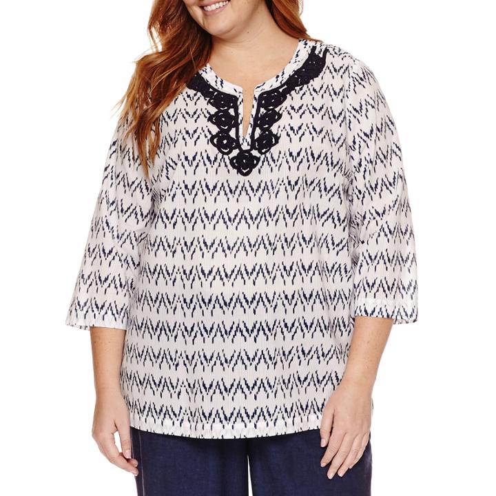 Liz Claiborne Tunic Top Plus