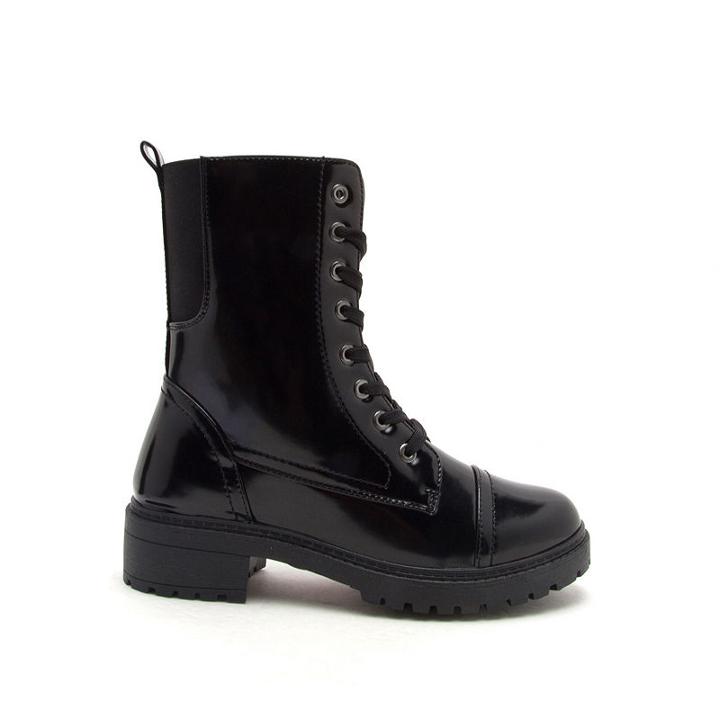 Qupid Postal 03a Womens Combat Boots