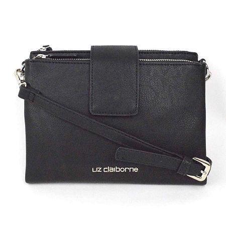 Liz Claiborne Double Top-zip Crossbody Bag