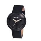 Simplify Unisex The 1200 Black Leather-band Watch Sim1207