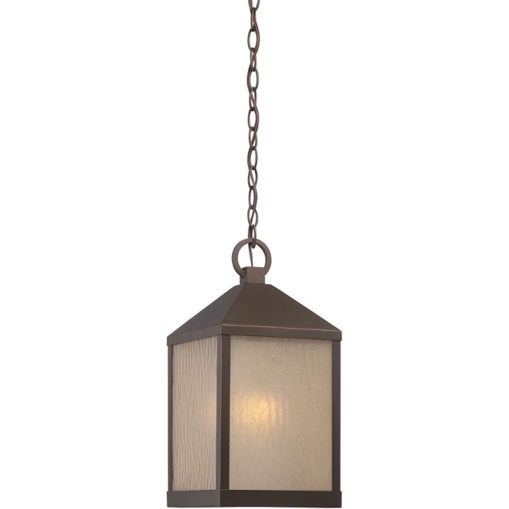 Filament Design 1-light Mahogany Bronze Outdoor Hanging Lantern
