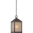 Filament Design 1-light Mahogany Bronze Outdoor Hanging Lantern