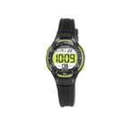 Armitron Pro-sport Womens Black Resin Strap Chronograph Sport Watch 45/7062lgn
