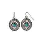 Mixit&trade; Reconstituted Turquoise Oval Drop Earrings