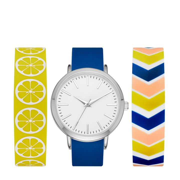 Mixit Womens Multicolor Strap Watch-fmdjps095