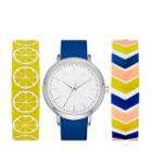 Mixit Womens Multicolor Strap Watch-fmdjps095