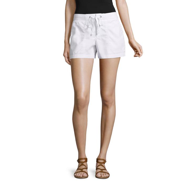 A.n.a Knit Waist Poplin Short