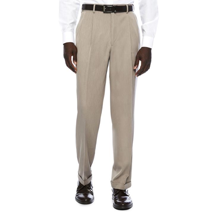 Savane Micro Melange Pleated Pants