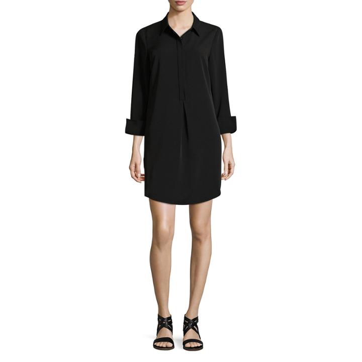 Spense Long Sleeve Shirt Dress