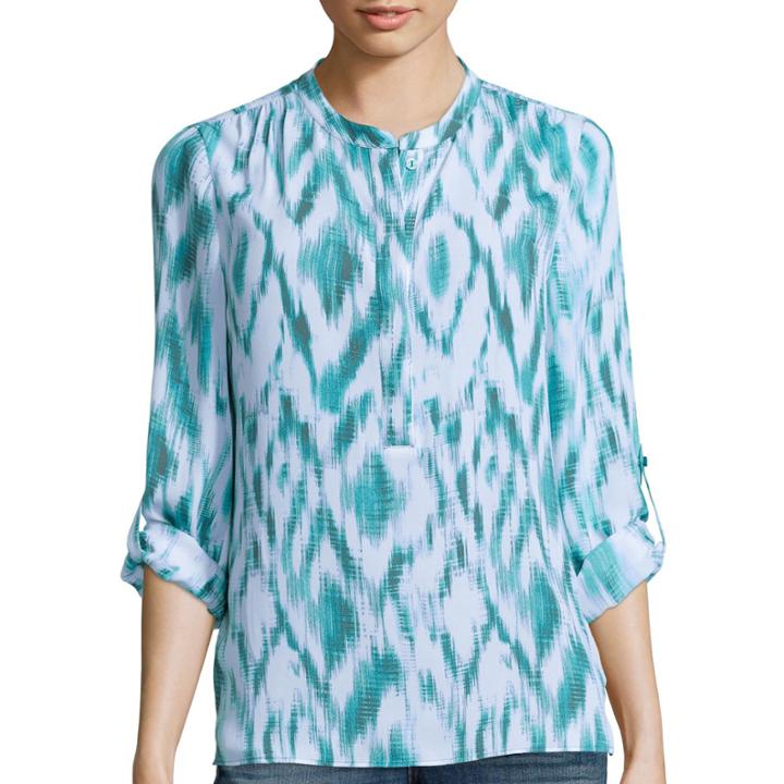 A.n.a 3/4-sleeve Popover Woven Blouse
