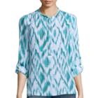A.n.a 3/4-sleeve Popover Woven Blouse