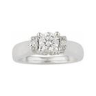True Love, Celebrate Romance 1 Ct. T.w. Certified Diamond Solitaire Plus Ring