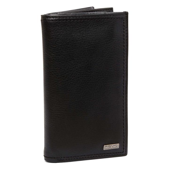 Relic Mark Leather Checkbook Wallet