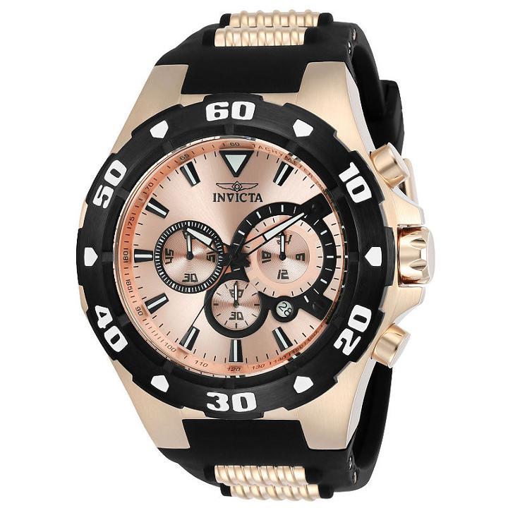 Invicta Pro Diver Mens Black Strap Watch-24683