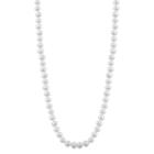 Splendid Pearls Womens White Pearl 14k Gold Strand Necklace