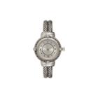 Olivia Pratt Womens Silver Tone Strap Watch-15791silver