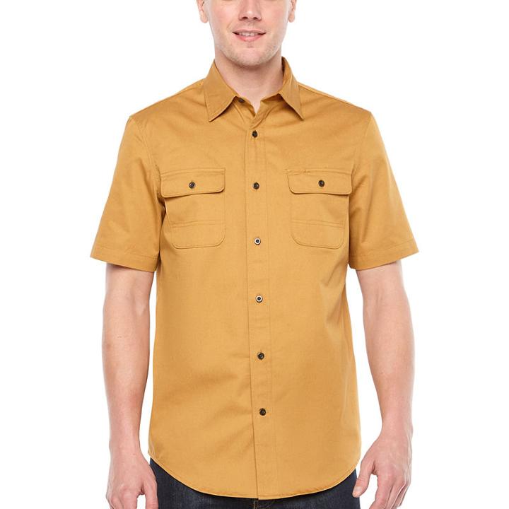 Big Mac Stretch Short Sleeve Button-front Shirt