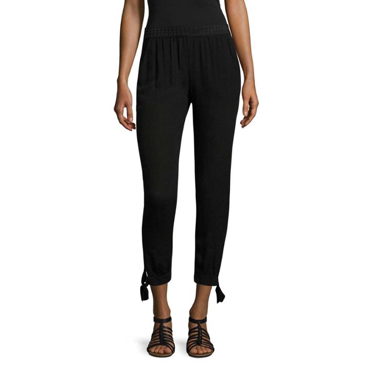 By & By Woven Flat Front Pants-juniors