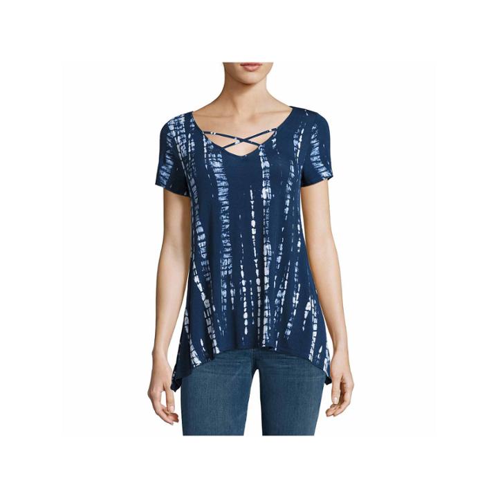 A.n.a Short Sleeve T-shirt-womens Talls