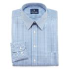 Stafford Comfort Stretch Big And Tall Long Sleeve Woven Gingham Dress Shirt