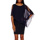 Xs Dress With Overlay