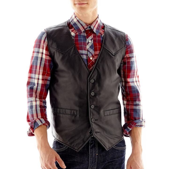 Excelled Lambskin Leather Vest