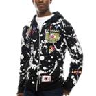 Akademiks Splatter Terry Full-zip Hoodie