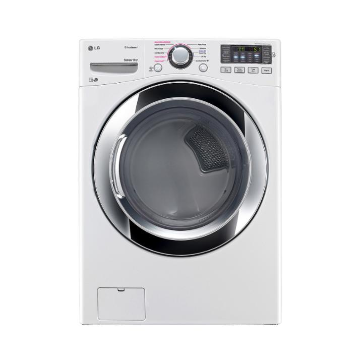 Lg Energy Star 7.4 Cu. Ft. Ultra Large Capacity Gas Steamdryer W/ Nfc Tag On - Dlgx3371w