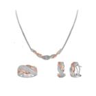 1/5 Ct. T.w. Diamond Pure Silver Over Brass 3-pc. Jewelry Set