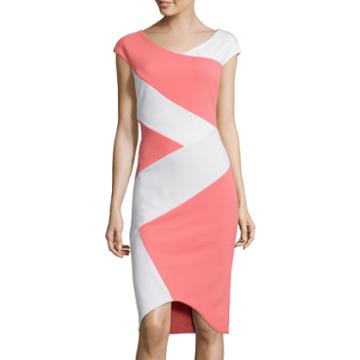 Fifth & Park Cap-sleeve Bodycon Dress