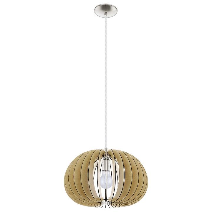 Eglo Cossano 1-light 18 Inch Matte Nickel Pendantceiling Light