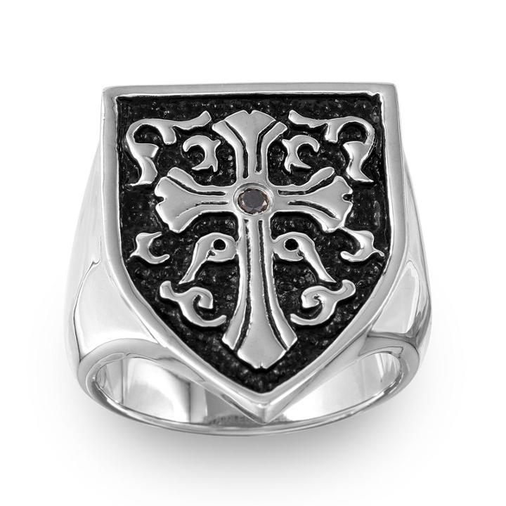 Mens Diamond Accent Black