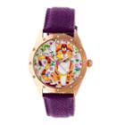 Bertha Womens Purple Strap Watch-bthbr6106