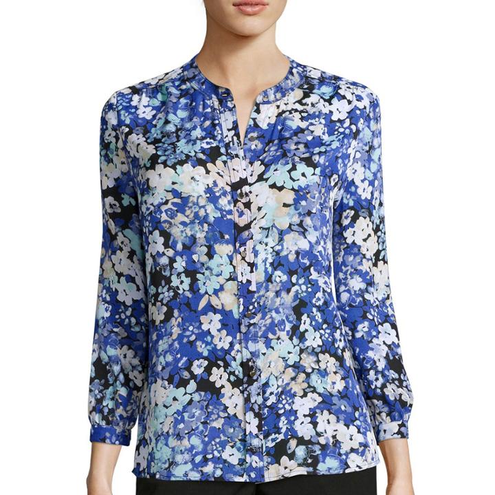 Liz Claiborne 3/4-sleeve Soft Blouse