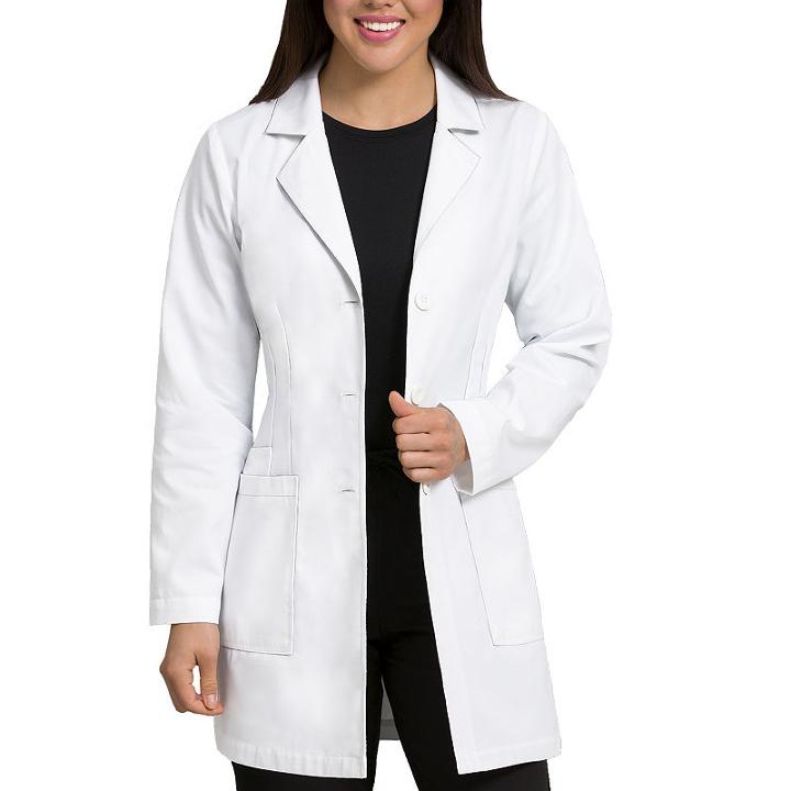 Med Couture Womens 34 Inch 3-pocket Lab Coat - Plus