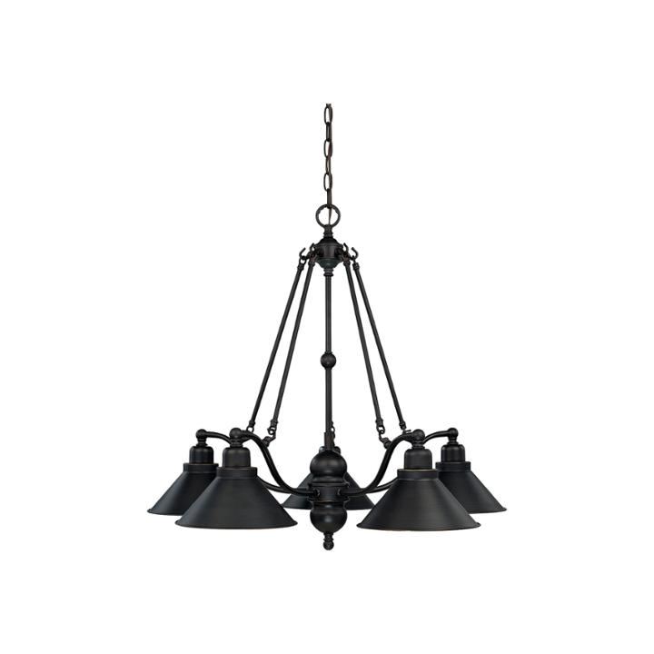 Filament Design 5-light Mission Dust Bronze Chandelier