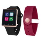 Itouch Air Air Activity Tracker & Interchangeable Band Set Black/maroon Unisex Multicolor Smart Watch-jcp2726rg724-bme